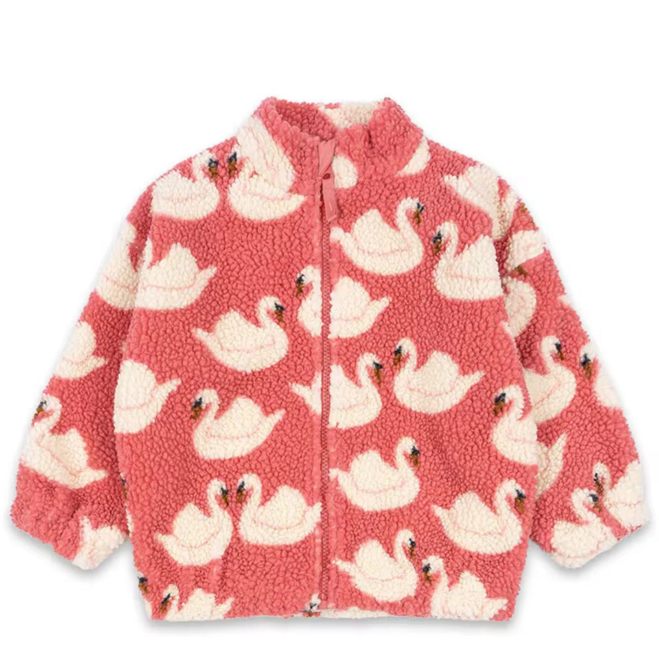 Pink Swan Fleece