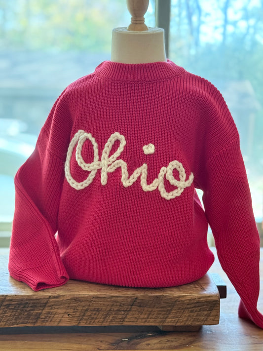 Handmade 100% OHIO sweater - Cotton