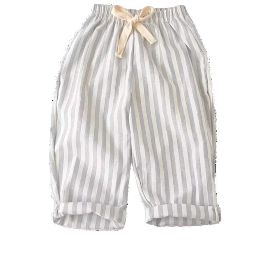 Cotton Stripe Pant