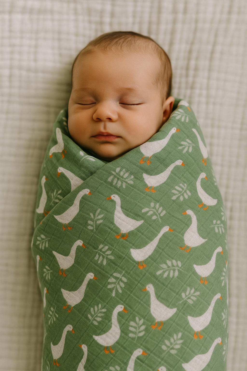 Goose Muslin Cotton Swaddle
