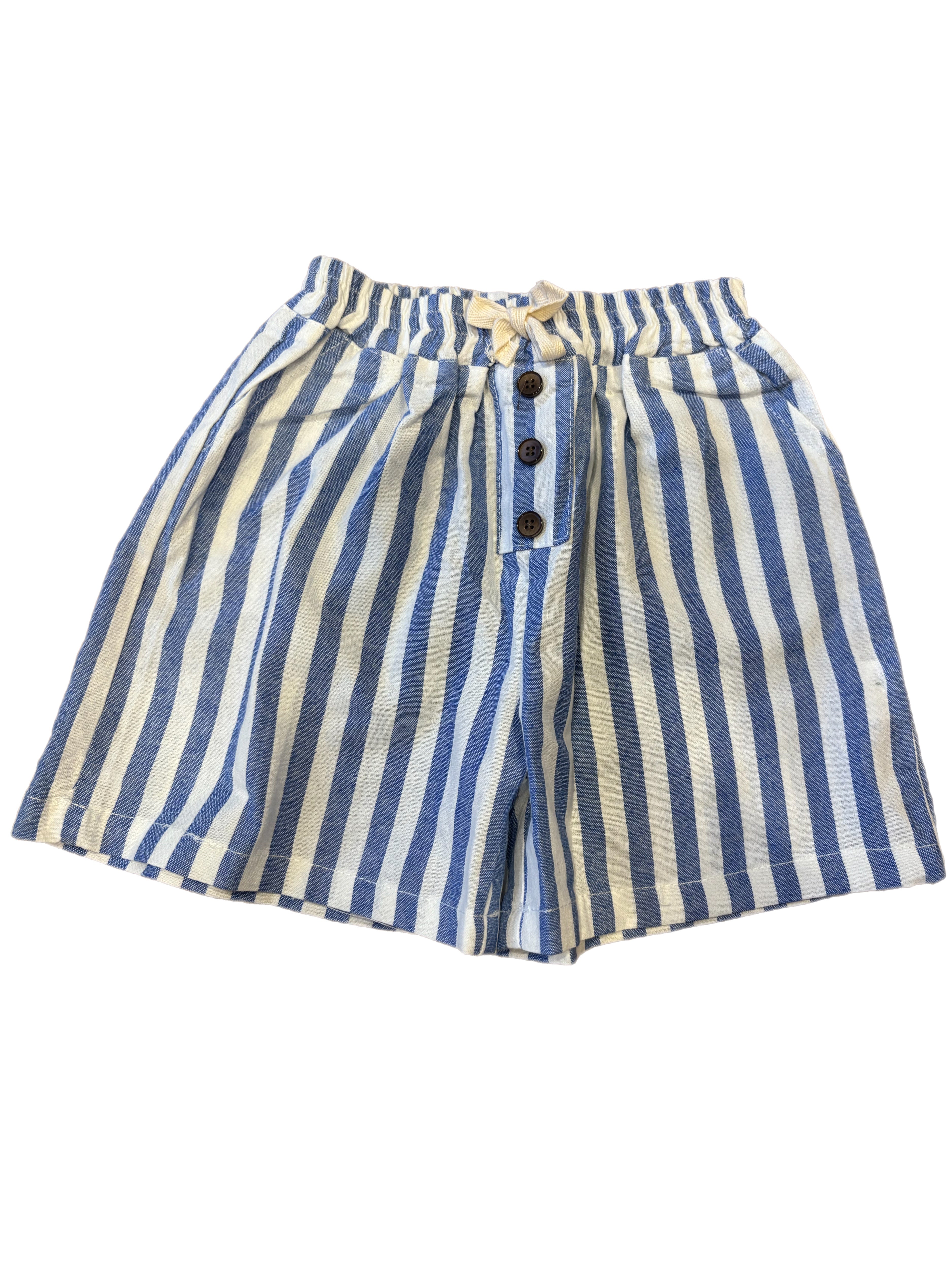 Cotton Strip Shorts