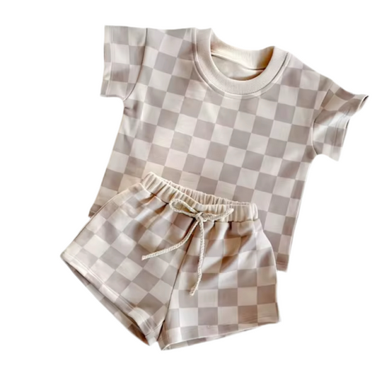 Check Two- Piece Set