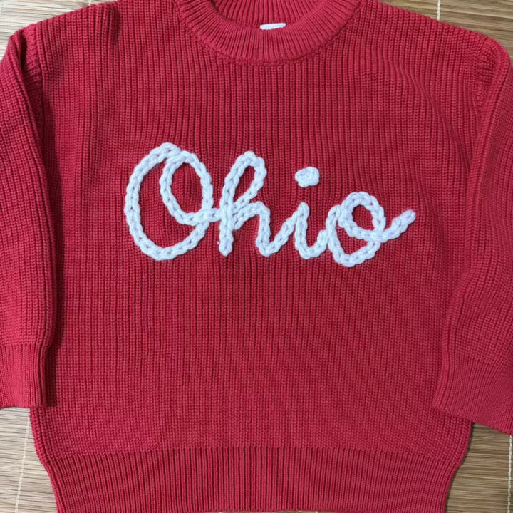 Handmade 100% OHIO sweater - Cotton